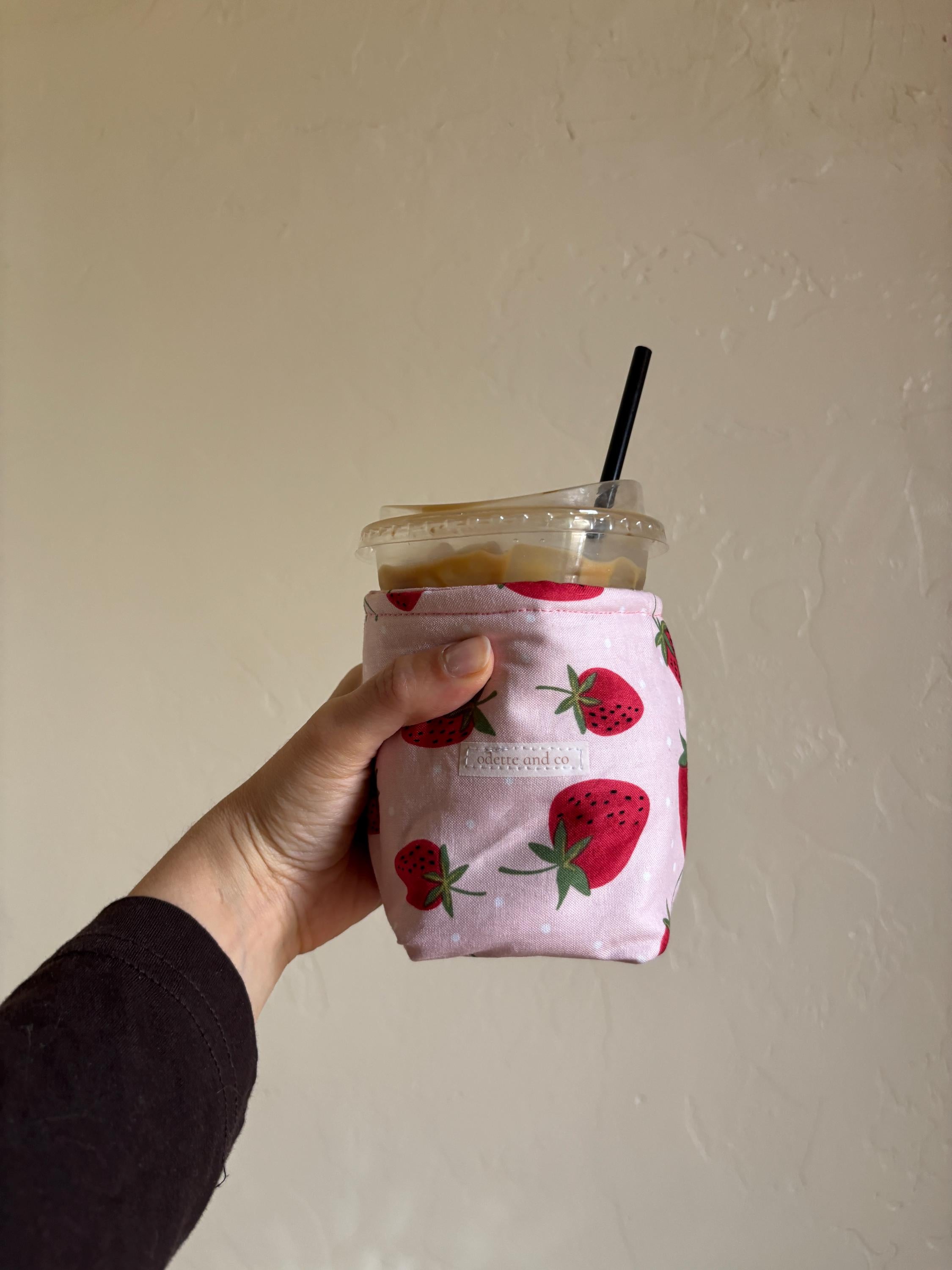 Strawberry Coffee Sleeve