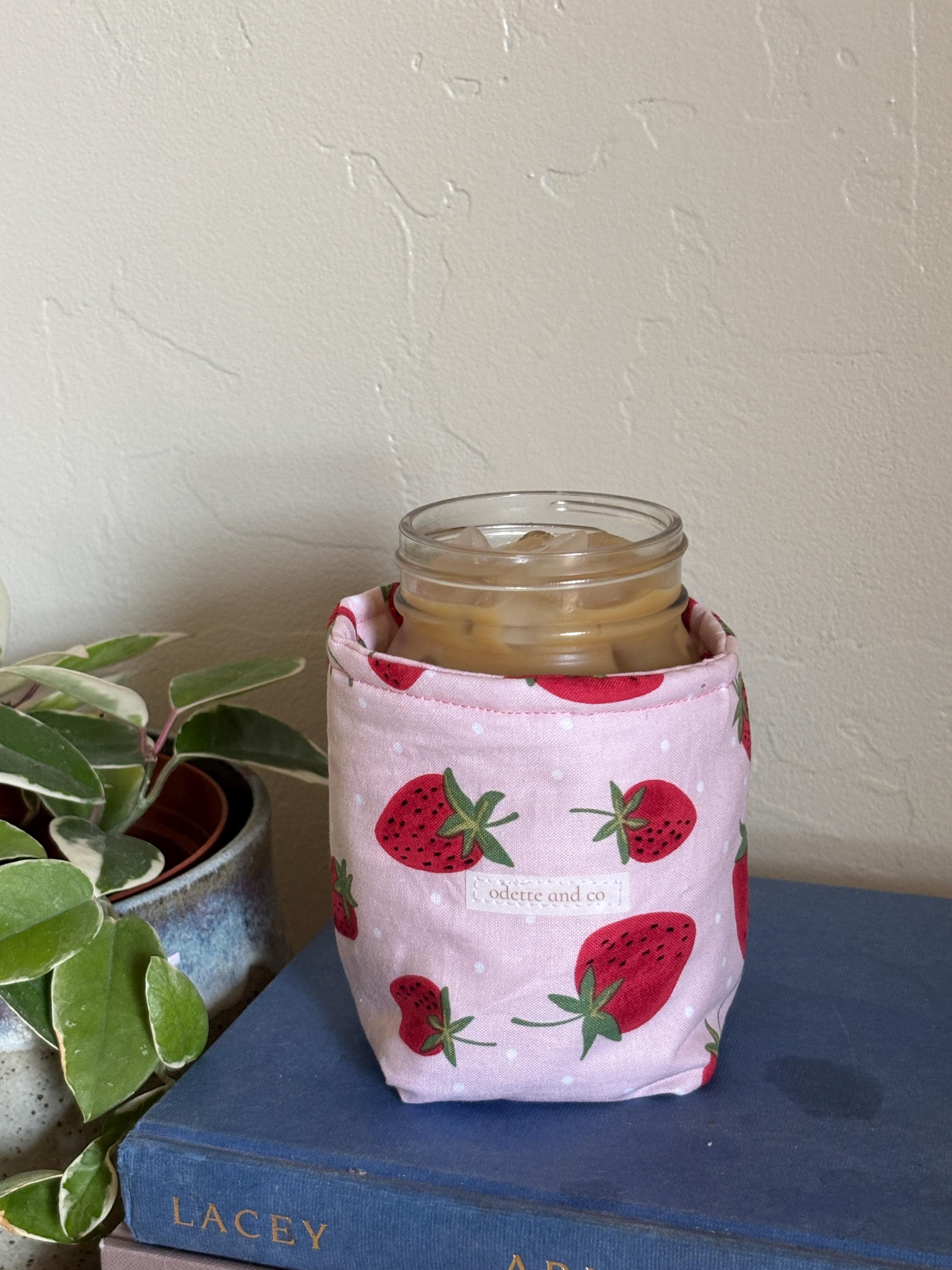 Strawberry Coffee Sleeve