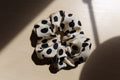 Satin Polka Dot Scrunchie | Silky Hair Tie